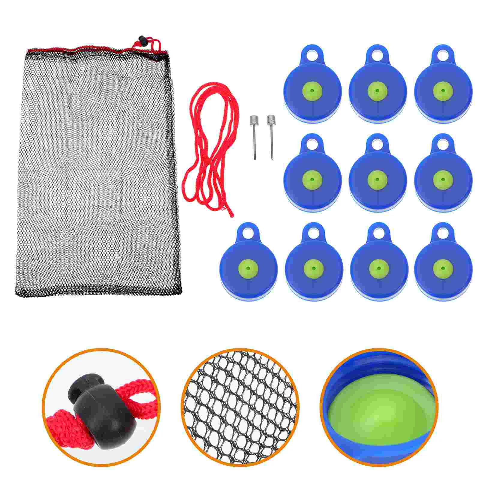 

10 Pcs High Pressure Inflatable Bottle Cap Accessories Inflator Sturdy Game Abs for Training Supplies Outdoor