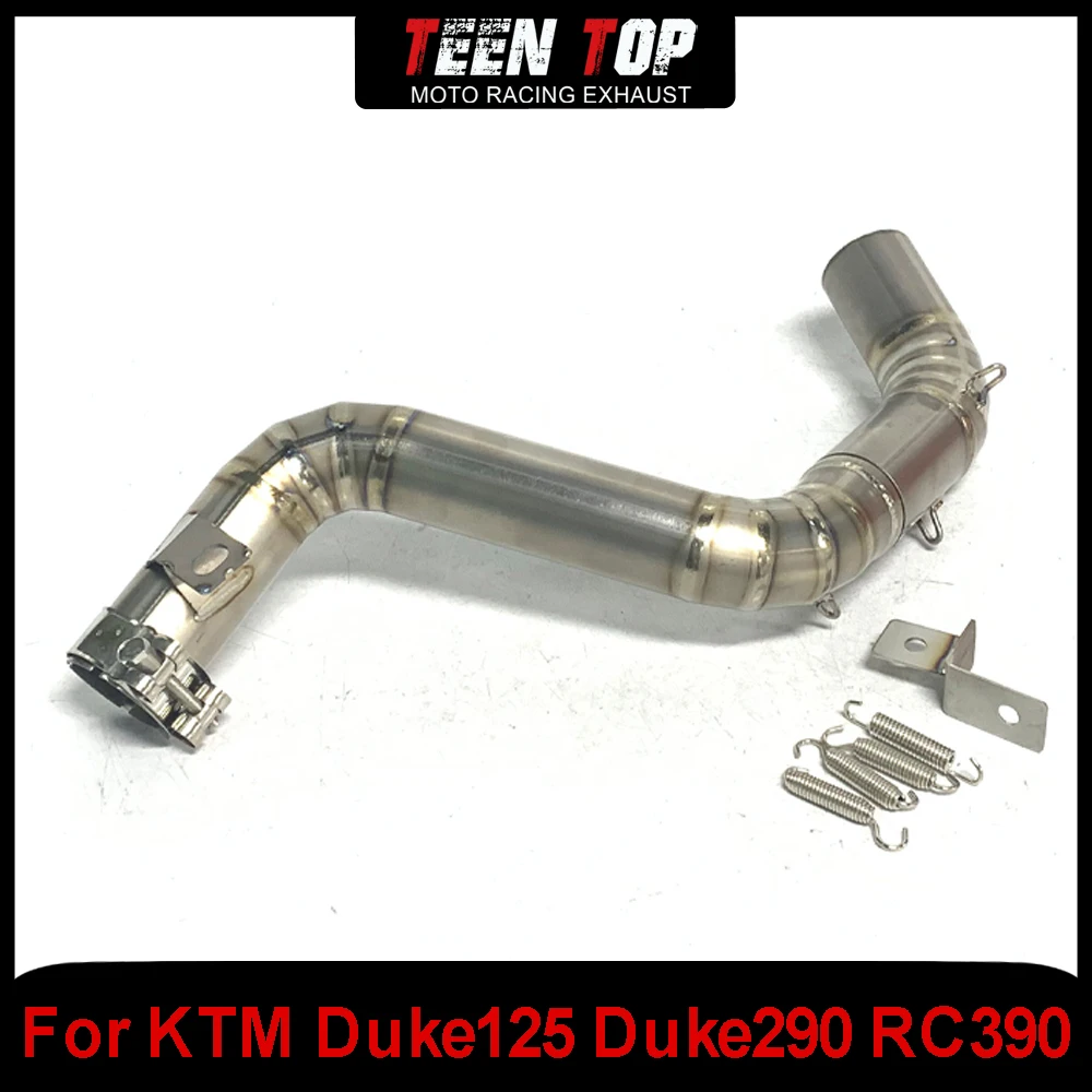 Titanium-Alloy-Motorcycle-Exhaust-Connection-Pipe-For-KTM-DUKE-125 ...