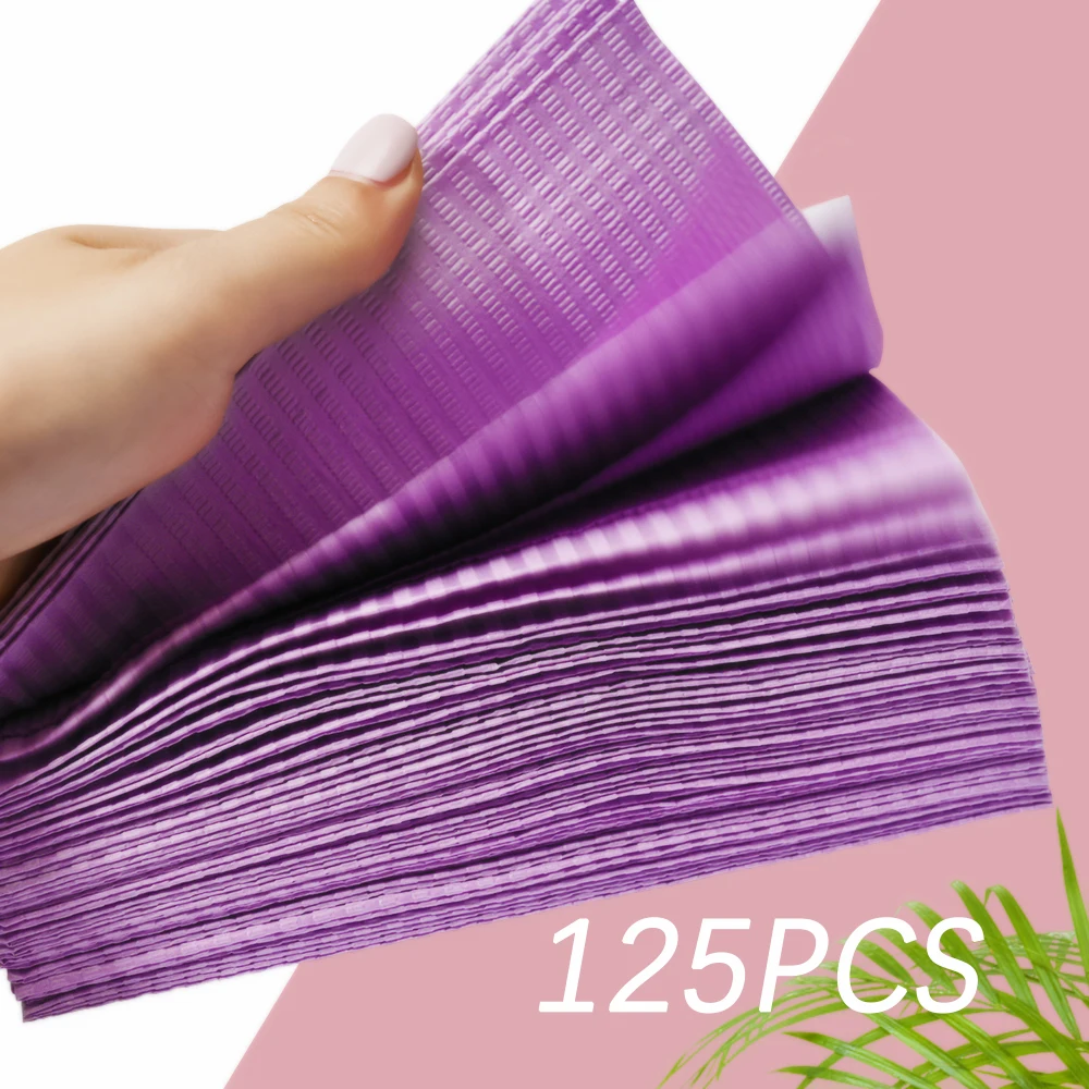 30/50/125pcs 45*33cm Disposable Nail Art Table Clean Pad Desk Mat Non-woven Waterproof Tablecloths Manicure Tool For Nails Care 4