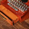 Mini Musical Case Typewriter Model 8 Notes Mechanical Musical Box Wood Metal Gift Ornaments for Kids Adults for Birthday Wedding 5