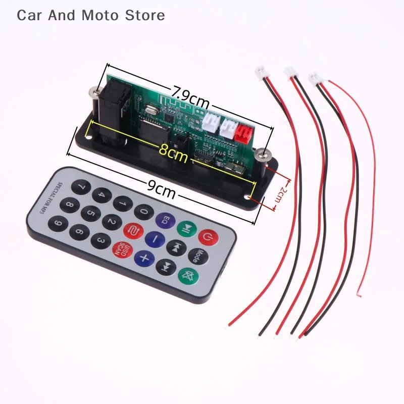 Audio Player Set with Amplifier; Bluetooth MP3 Decoder Board; Ideal for DIY MP3 Player Projects. - 6