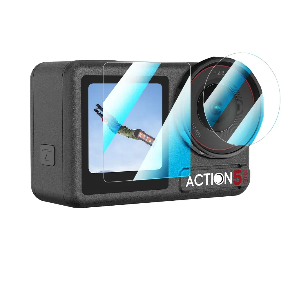 Description Picture 5 of itemFlymile Tempered Film For DJI Osmo Action 5 Pro Ultra-HD Camera Screen Anti-Scratch Film Action Camera Protective Accessories