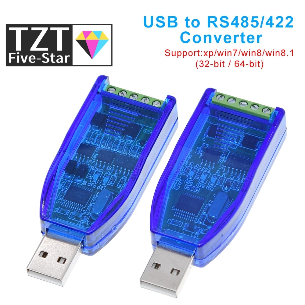 Industrieller USB-zu-RS485/422 CH340G Konverter mit verbessertem Schutz, Kompatibilität mit Standard RS-485 A Anschlussplatine