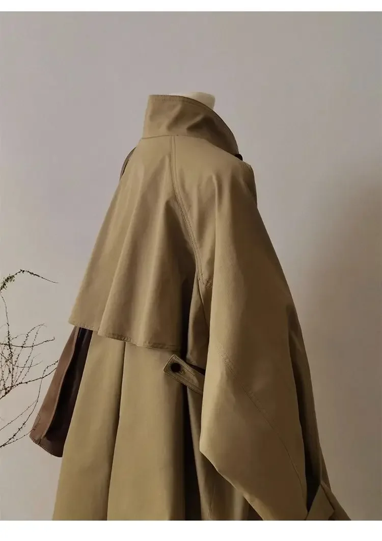 2024 New Style American Style Cropped Jacket For Women Khaki Windbreaker Autumn Fashion Workwear Top Sensible Design