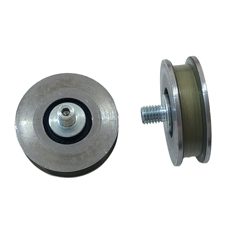 

XAA456AZ1 Elevator Door Hanger Roller 56*16*6201 OD56mm W16mm Bearing6201 AT120 Flat Wheel