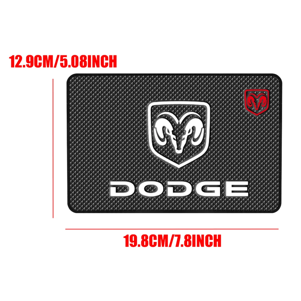 자동차 인테리어 실리콘 대시 보드 미끄럼 방지 매트 전화 홀더 패드 Dodge Durango Caliber Dakota Neon Nitro Ram 용 자동차 액세서리