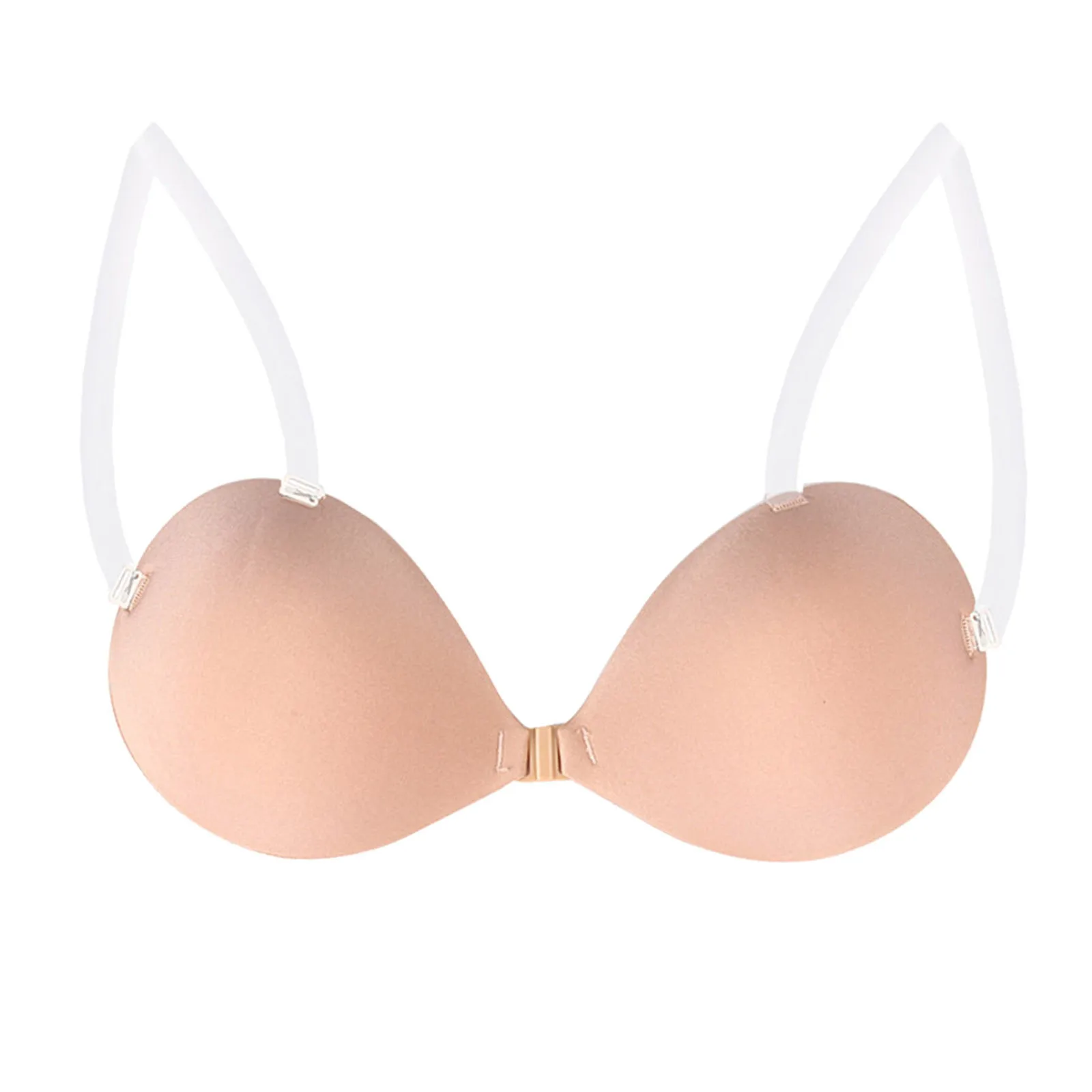 Silicone Bra Invisible Push Up Strapless Bra Backless Self Adhesive Women  Backless Breast Invisible Lift Up Nipple Covers Bras