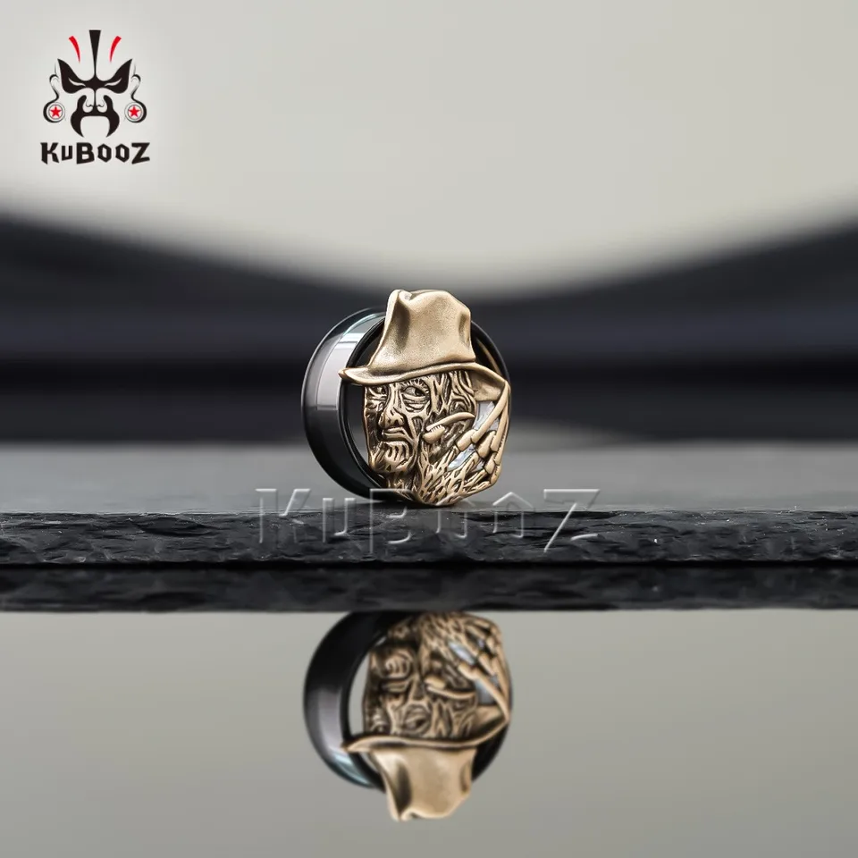 Bleach Hair Metal Gauges For Ears KUBOOZ 9pairs Stainless Steel Single Flared Ear Plugs Kit Tunnels Gauges Stretcher Piercings Mixed Size 14g 00g 10 Grams Longbeauty Ear Stretching Kit Piercing Kit