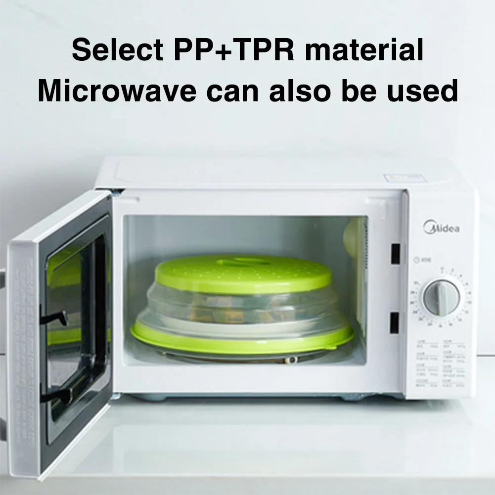 1Pcs Microwave Oven Covers Plastic Non-Toxic Splatter Proof Guard