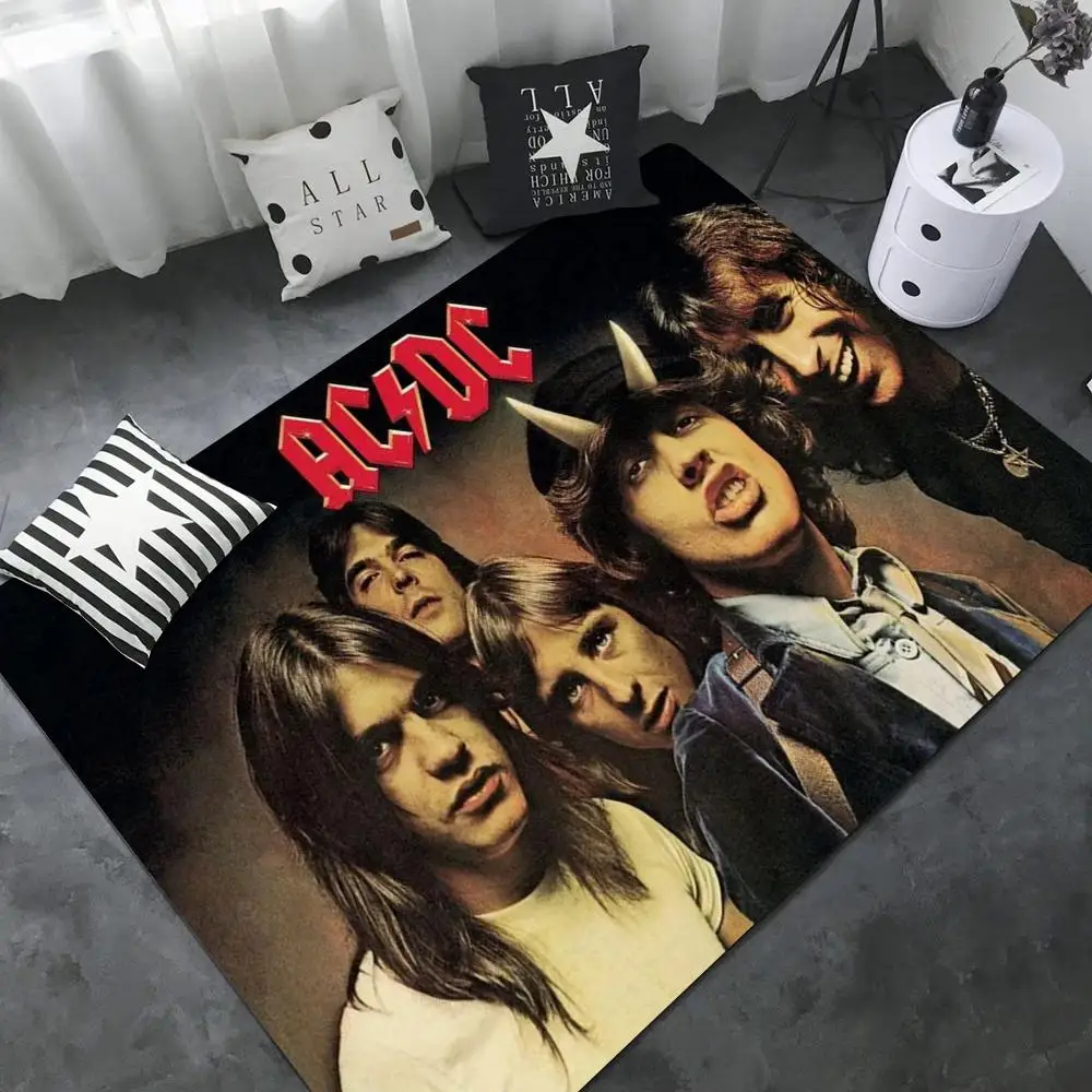 Music-Band-ACDC-AC-DC-Malcolm-Angus Floor Mat Door Mat Washable Non ...