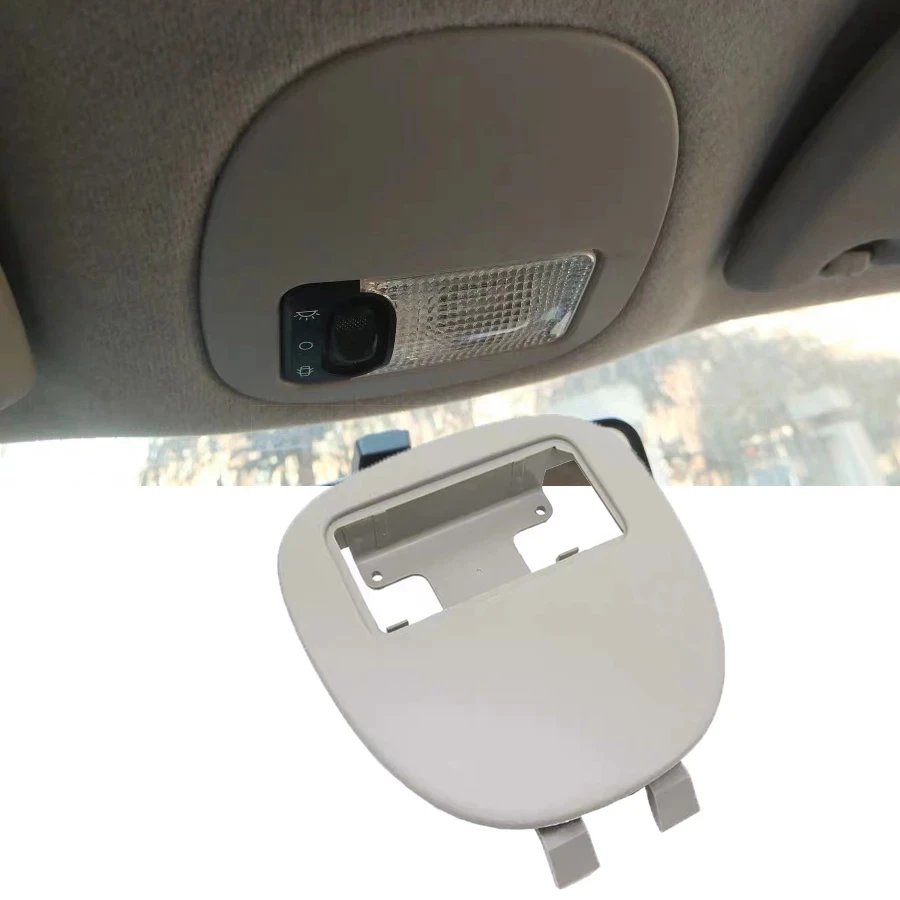 9625049077 Car Interior Front Gray Dome Roof Reading Light Lamp Panel Cover car interior decoration Fit for Peugeot 206 207 Citroen C2
