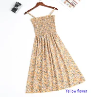 Summer Mini Dresses Fashion Female Elastic High Waist Casual Spaghetti Strap Sleeveless Dress Women Chiffon Dresses Vestidos - Image 4
