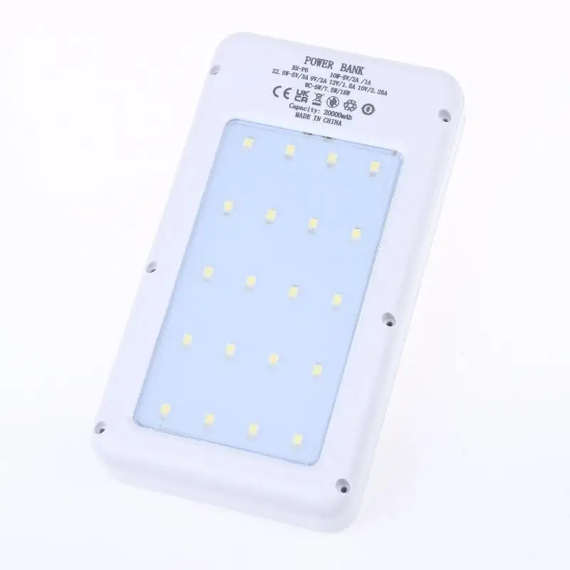 1 Stück Dual-USB-Typ-C-Ladegehäuse 6*18650 Powerbank-Batteriebox-Halter mit Campingbeleuchtung für Handy 18650 Batteriegehäuse – Detail 6