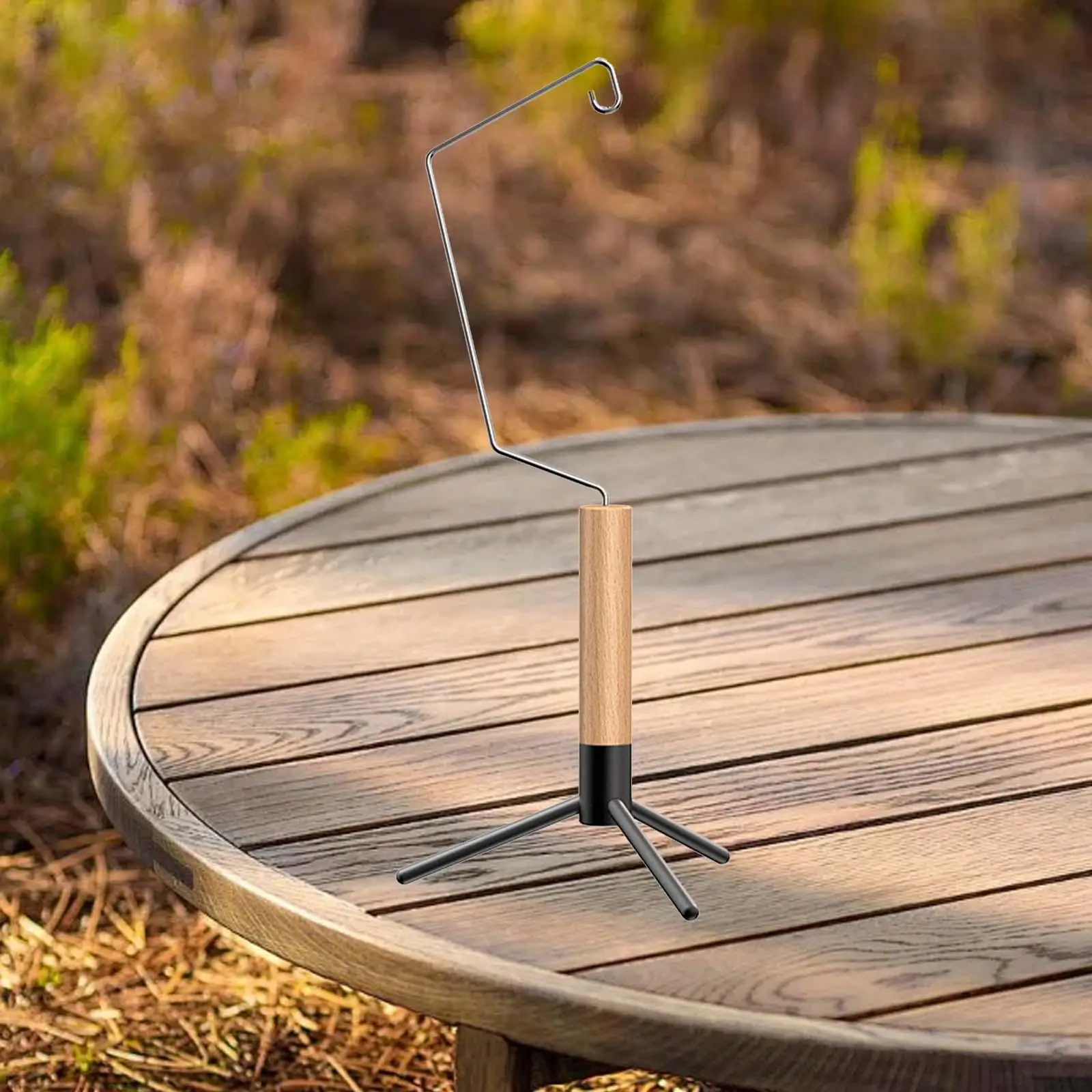 Camping Lantern Stand Free Standing Tabletop Lamp Pole for BBQ Garden Hiking Camping Lantern Stand Free Standing Tabletop Lamp Pole for BBQ Garden Hiking