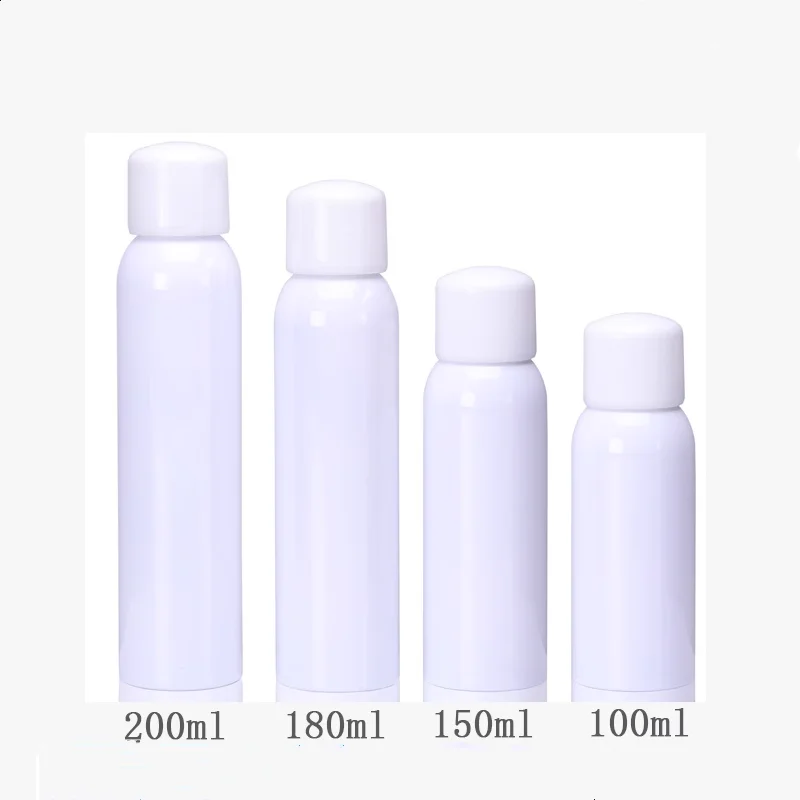 

10/30/50pcs 100/150/180/200ml White Plastic Spray Bottle With Cap Clasp leak-proof PET Toner Bottle Empty Bottle Travel Portable