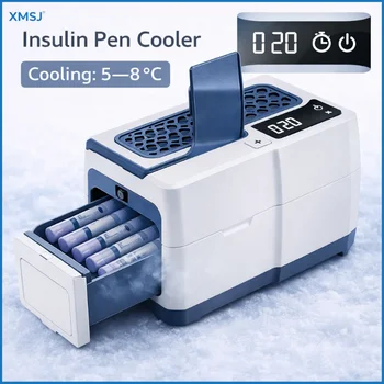 16800mAh Portable Insulin Cooler Case Mini Medicine Refrigerator 0-18C USB Charging Travel Cooling Box 1