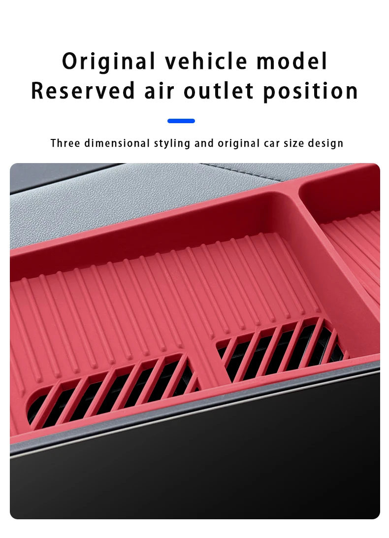 Silikon-Aufbewahrungsbox für BMW X3 G45 2025 LHD Armaturenbrett-Organizer – Detail 6