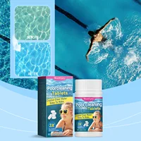 Comprimés de nettoyage pour piscine, concentré multifonctionnel, comprimés effervescents, nettoyage du spa, comprimés de chlore et de bromine, fournitures de nettoyage pour piscine 2