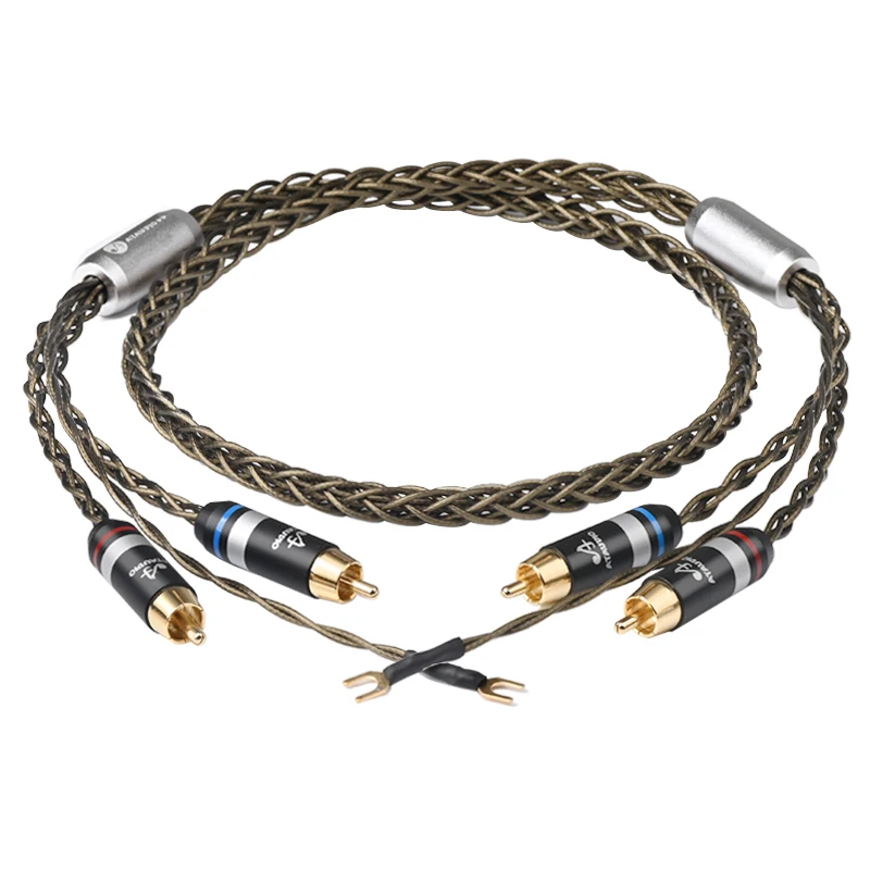 Cavi orientabili 1.55 Metre Full RCA cavo di messa a terra Cavi orientabili 1.55 Metre Full RCA cavo di messa a terra