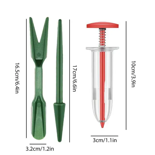 6 Darab Mini Vetőmag -Adagoló Kézikönyv -Vetőmag -Szóró Kézi Ültetvény Kézikönyve Vékony Virágágy Kertész - Image 6