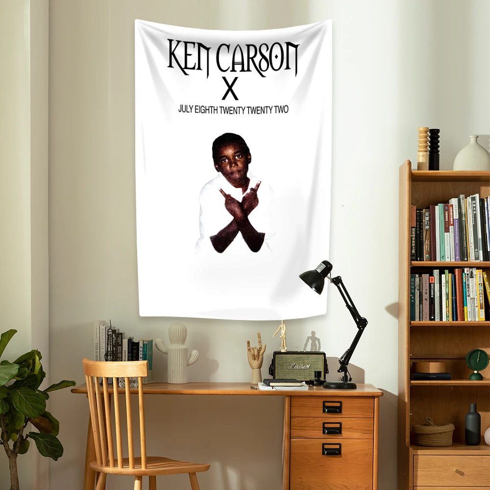 Ken Rapper Carsons Tapestry Music Album Cover Poster Wall Hanging Decor for Bedroom College Dorm Home