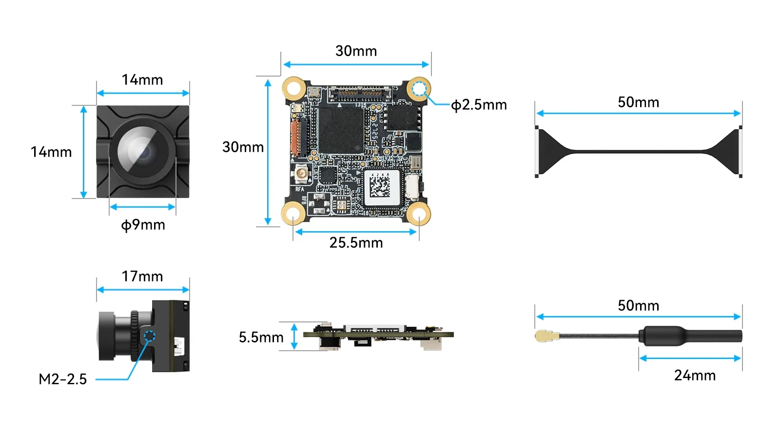 VTX HD P1 ArtLynk 1080p 60fps 5km pour Drone FPV Course