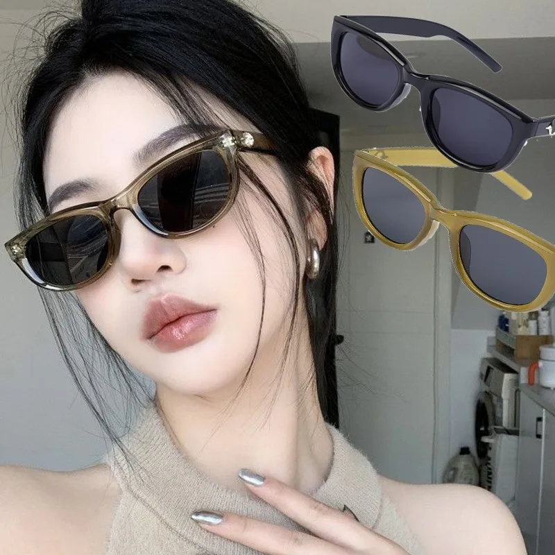 

Женские солнцезащитные очки «кошачий глаз», модные солнцезащитные очки в стиле ретро, Y2K