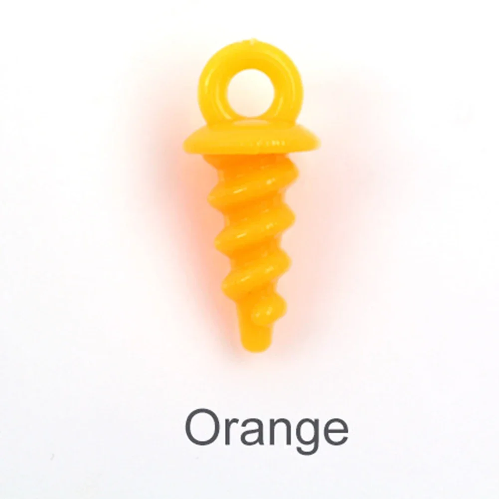 50pcs Carp Fishing Boilies Feeder Bait Screw Holder 10.5mm Fishing Accessories For Taps Lure For Floss Hairs Hair Stops