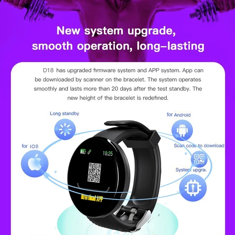 Connected Watch Children Smart Watch Fitness Tracker Sport Wristband Heart Rate Monitor Blood Bracelet Child Boy Girl Watches 3