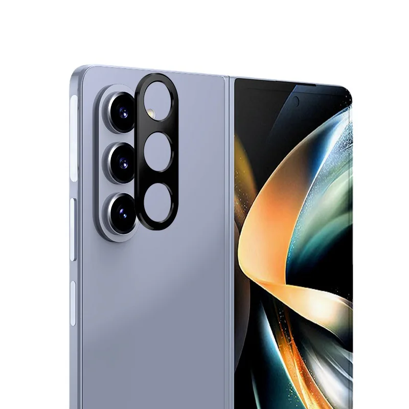 

Aluminum Metal Rear Camera Hollow Protector for Samsung Galaxy Z Fold 5 4 3 Fold5 Alloy Lens Cover Bezel Lens Ring Film Sticker