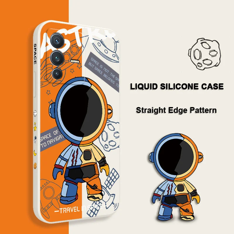 Traveling Astronauts Phone Case - Cosmic Voyager Series