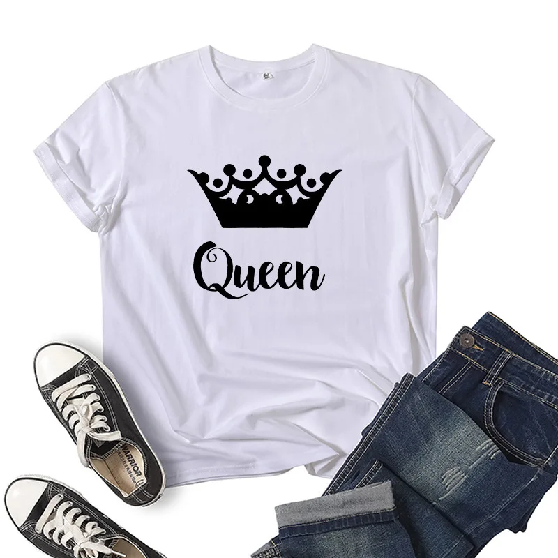 tshirts di Coppia - Her King & His Queen