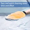 SEAMETAL Waterproof Car Wash Microfiber Gloves Soft Thickened Wool Plush Car Cleaning Mitt Double-faced Glove Car Wash Supplies 3