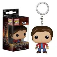 FUNKO POP Keychain Classic Birthday Collection Gift Model Pendant Movie Supernatural Character Backpack Dolls Keychain Pendant 2
