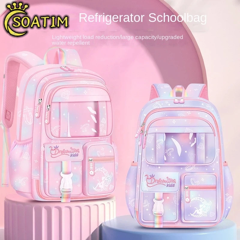 Children School Bags For Girls Lightweight Kids Princess Backpack Schoolbag Primary School Backpack Kids Book bag Mochila 1