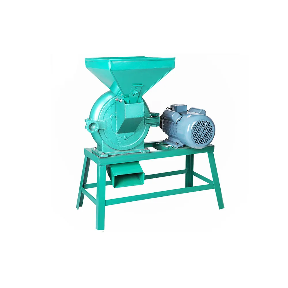 MaizeDiskMillGrainsGrindingMachineForChickenFeedFlourGrinder