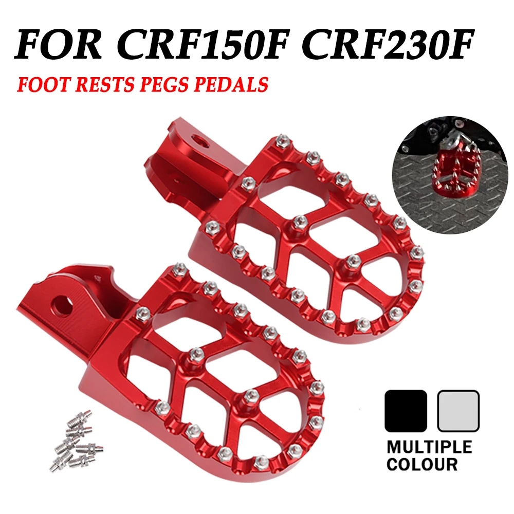 For Honda CRF150F CRF230F CRF 150F 230F CRF 150 230 F CRF150 CRF230 F 2019 Motorcycle Footrests Footpegs Foot Rests Pegs Pedals