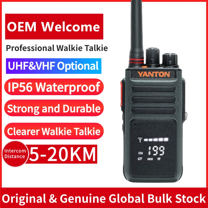 

5W Professional 2 Way Radio Transceiver T-800 walkie talkie IP67 waterproof