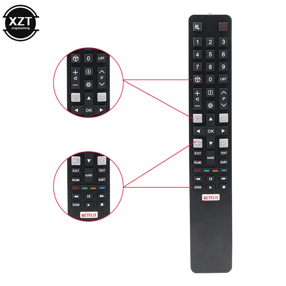 GOUYESHO Telecomando di ricambio RC802N YUI2, adatto per Thomson TCL LED TV 32DS520 50DP660 55EP680 65DC760 65EP640 65EC780 U43P6006 U43P6046 U49C7026 U55P6 U55P6 016 U. 60P6026