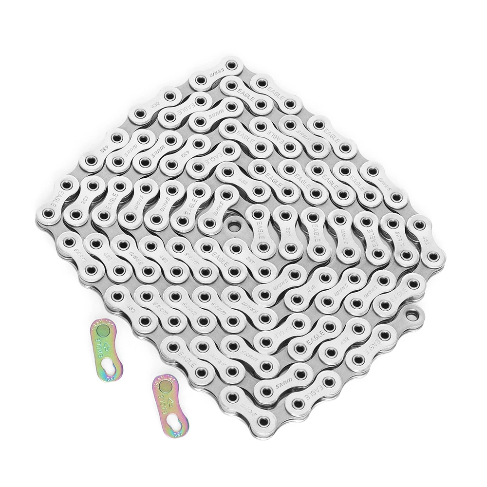 SRAM X01 Eagle 12 Speed MTB Bicycle Chains 126 Links Silver