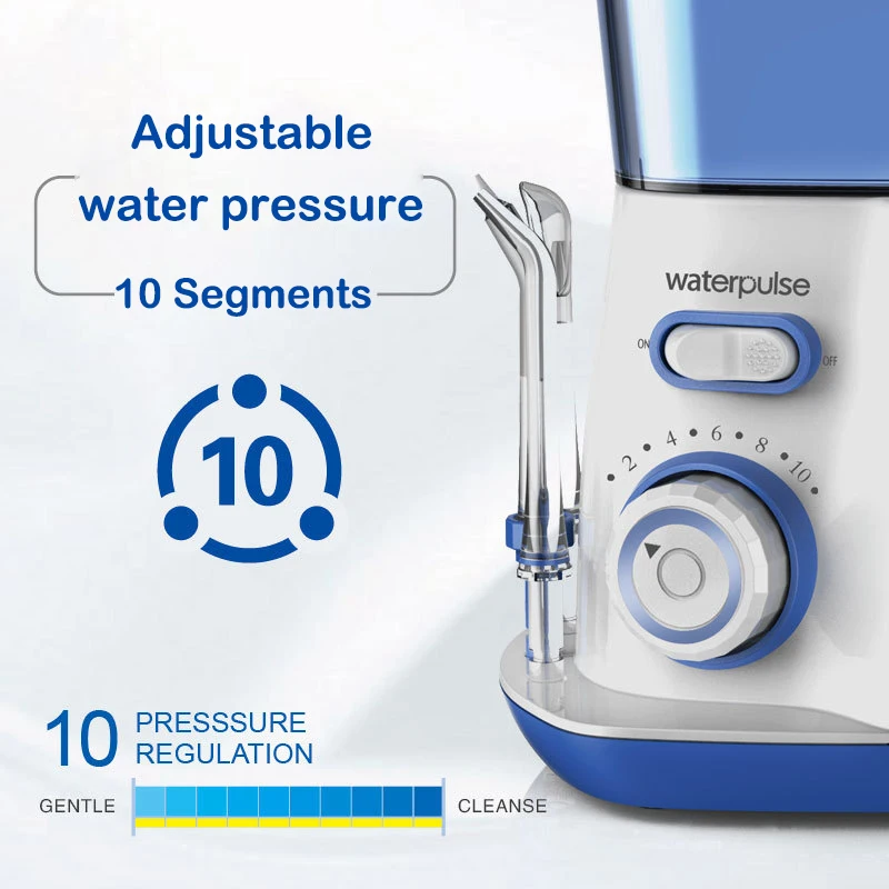 Oral Irrigator Water Flosser Electric Oral Irrigator Dental Water Jet Flosser Teeth Clean 5pcs Tips Oral Hygiene Dental Flosser Care 800ml Water pick