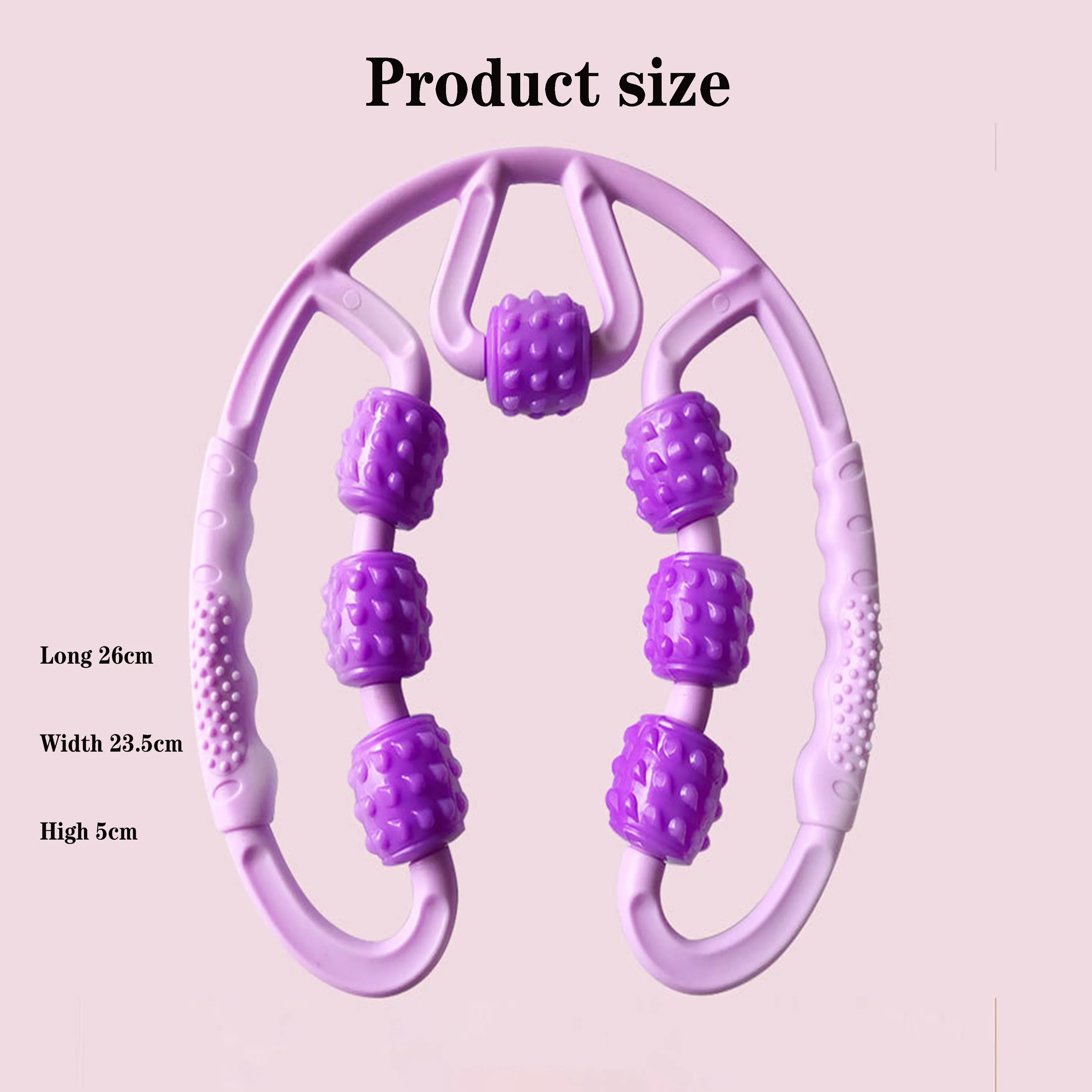 Ring Clamp Roller Slim Calf Massager Meridian Unclogging Exercise Relaxing Muscle Artifact