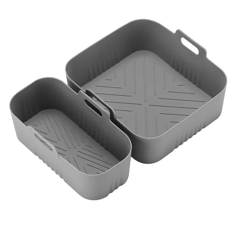 Silicone Liner for Rectangle Air Fryer - Versatile Basket Mold (Big & Small Sizes Available)
