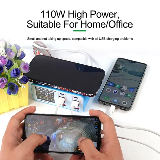 شاحن وتستر 6 مخارج RELIFE RL-304P – شاشة ديجيتال تدعم الشحن السريع (PD + QC 3.0) 5