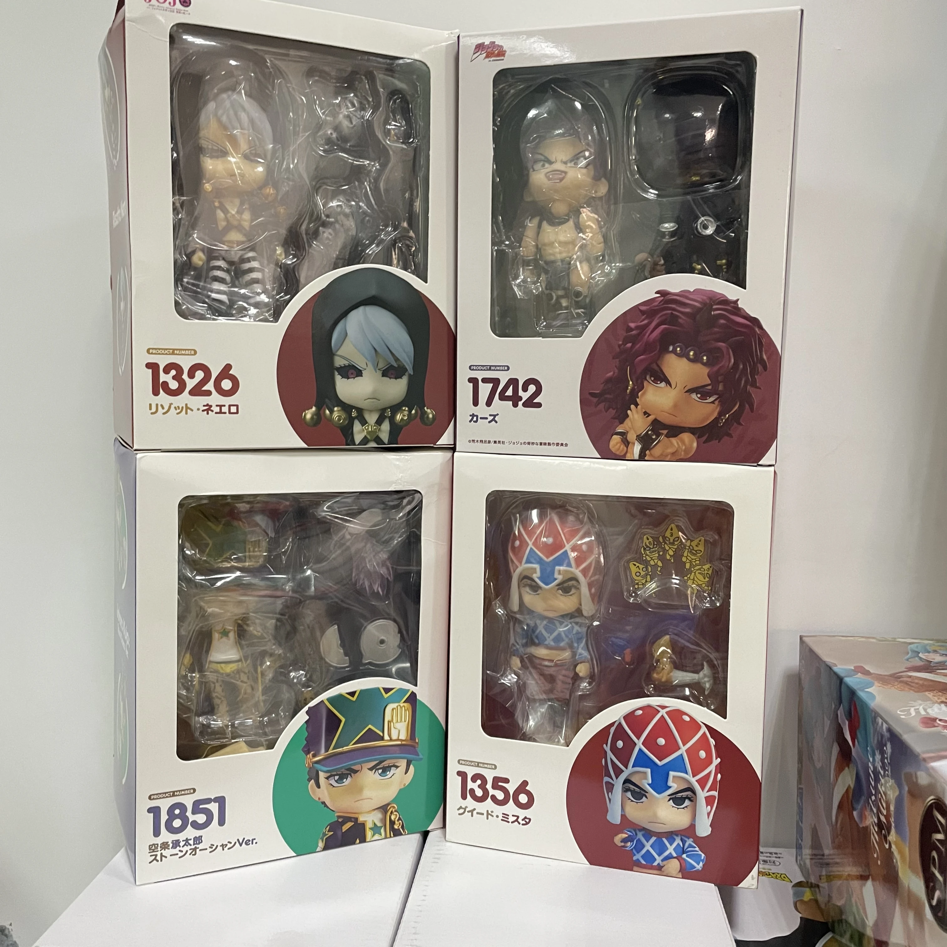 JOJO's Bizarre Adventure Anime Figures Guido Mista 1356 Risotto Nero 1326 Kars 1742 Kujo Jotaro