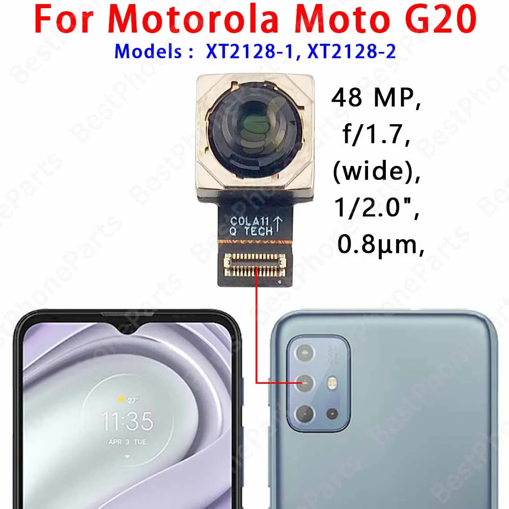 Enhanced Smartphone Camera Module Flex Cable - Front and Back Selfie/Main Lens Replacement Parts