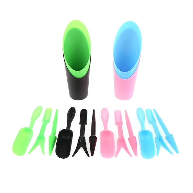 4Db/Beállított Kerti Ültetvénykészlet Diy Vetés Lapát Vödör Bonsai Pozsgás Növények Palánták Fúrószerszám Ültetési Eszközök