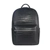 New Brand alligator Genuine Leather Men Backpacks Real Natural Leather Student Backpack Boy Luxury Business Laptop School Bag 1