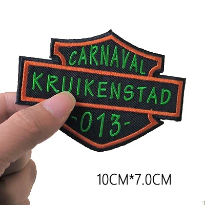 Carnival Kruikenstad Emblem Iron-On Embroidered Patch Badge