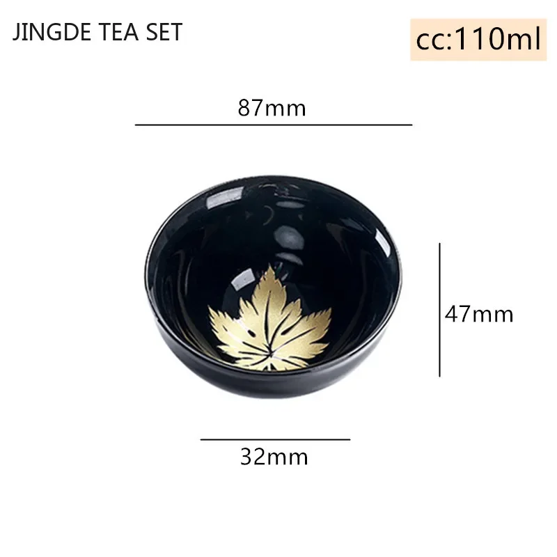 Japanese-style Handmade Ceramic Teacup Boutiques Master Tea Cup Household Tea Set Accessories Antique Porcelain Tea Bowl